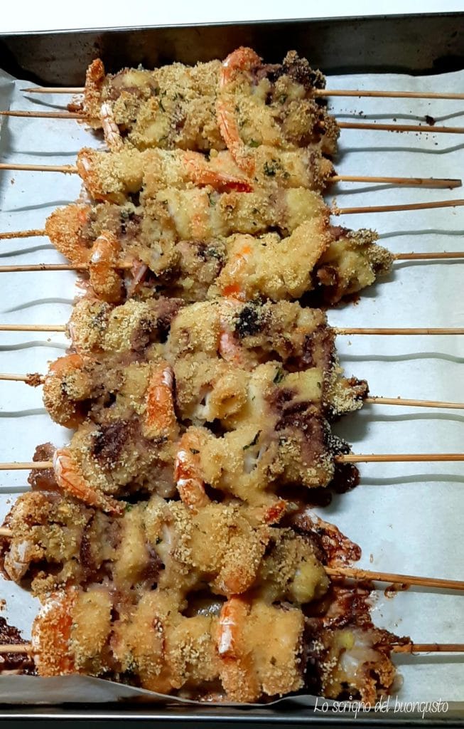 Brochettes de poisson