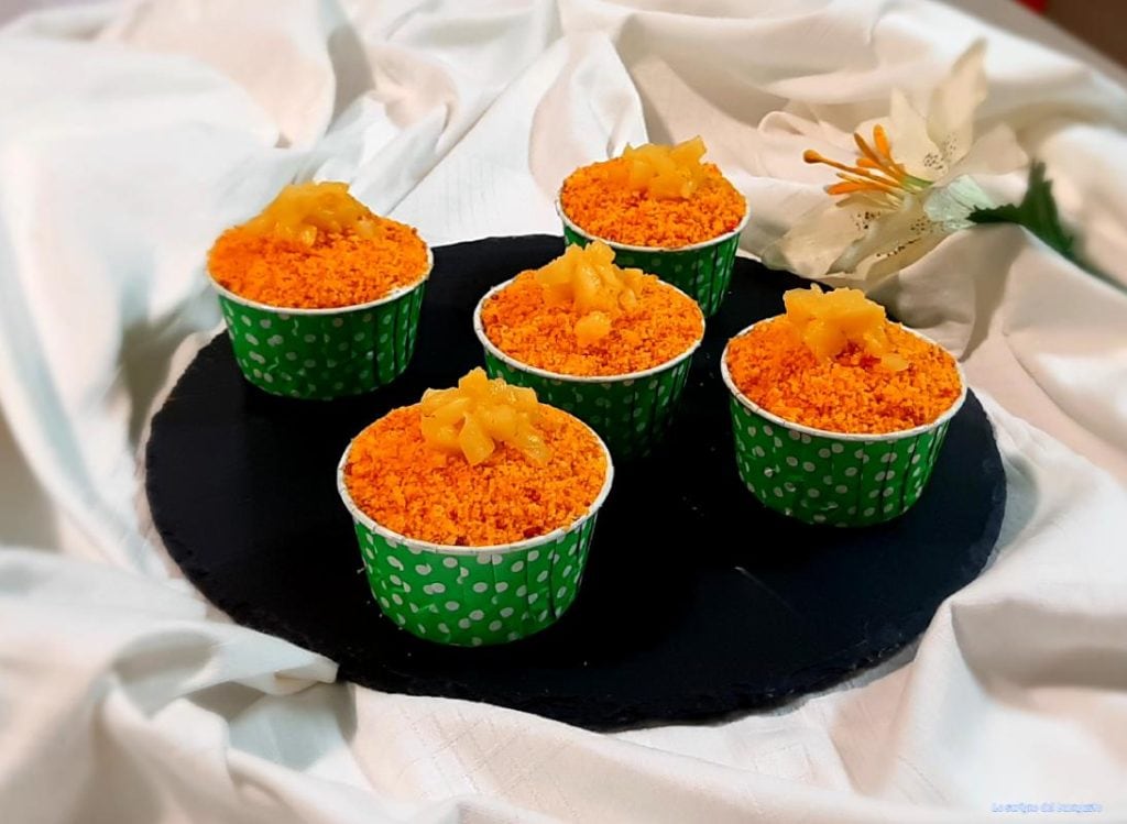 Muffin mimosa à l'ananas