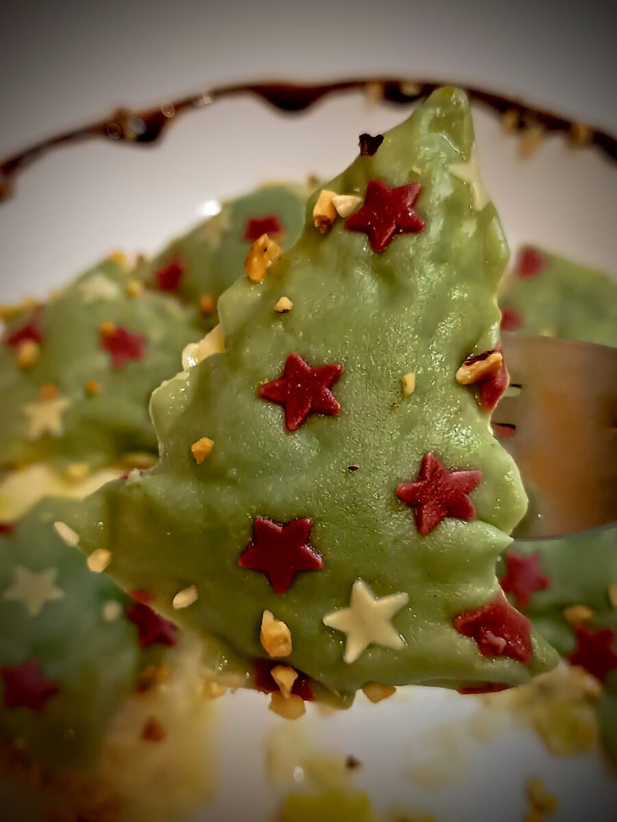 Pour Noël, un premier plat contagieux. Raviolis spéciaux !