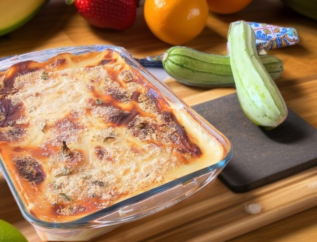 Parmigiana de courgettes avec recette diététique
