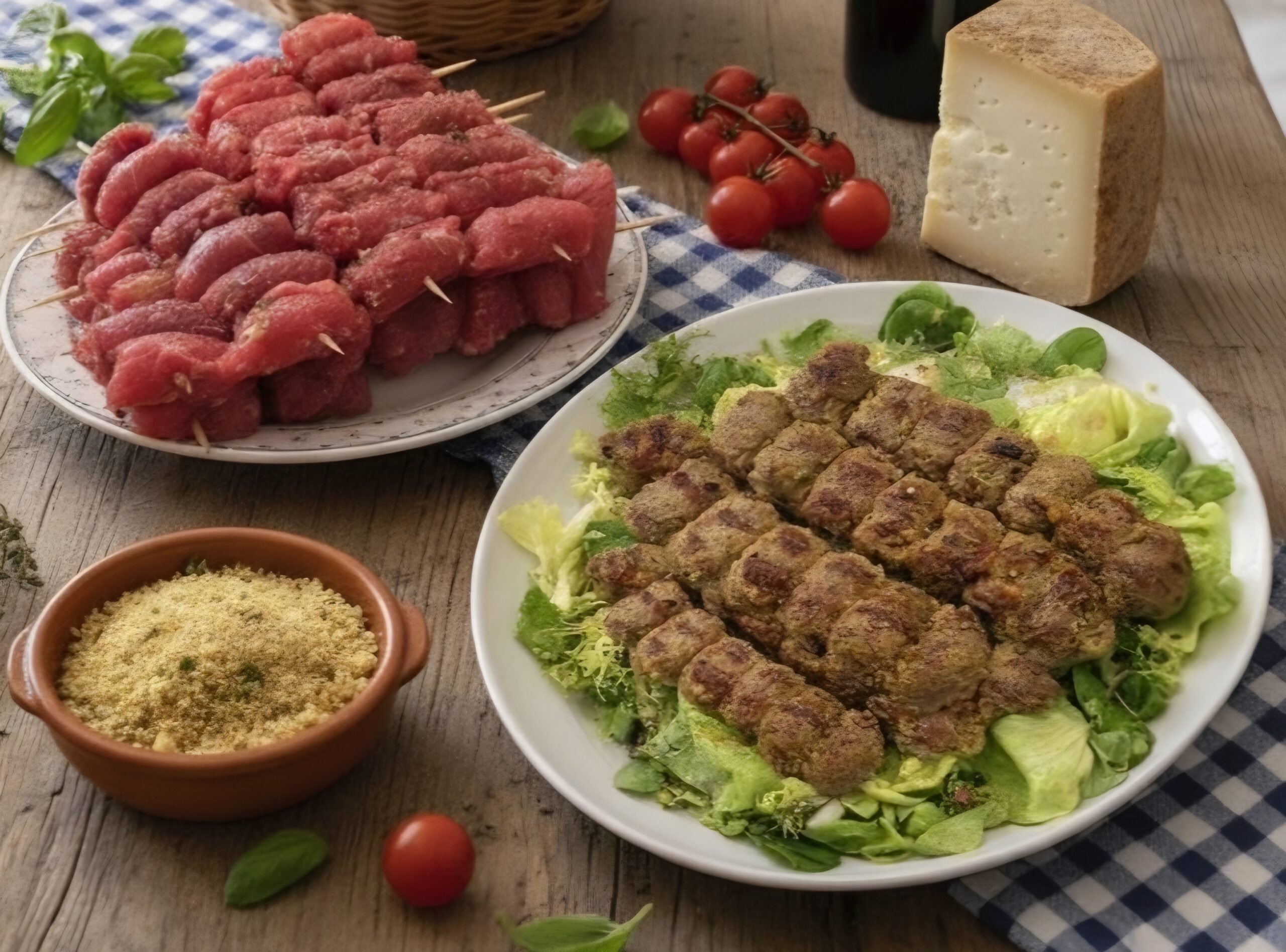 Les Braciolettine de viande à la Messinese