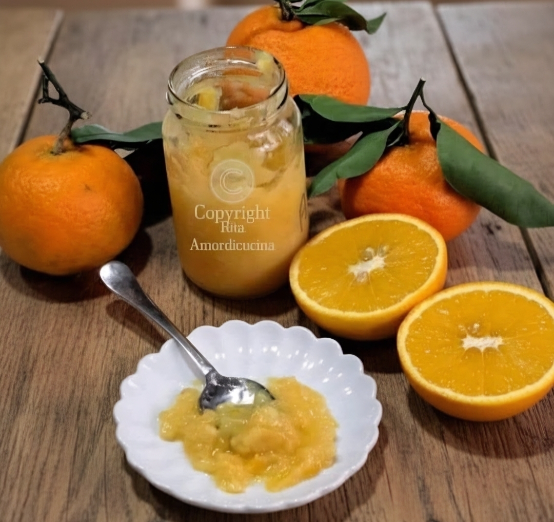 La compote d&rsquo;oranges avec la peau