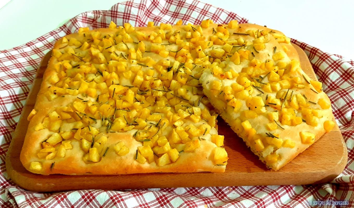 Focaccia aux pommes de terre