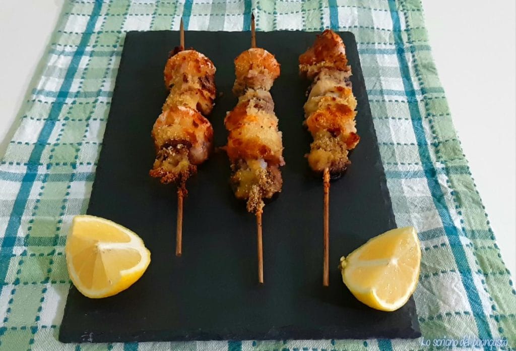 Brochettes de poisson