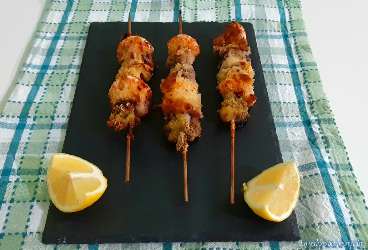 Brochettes de poisson