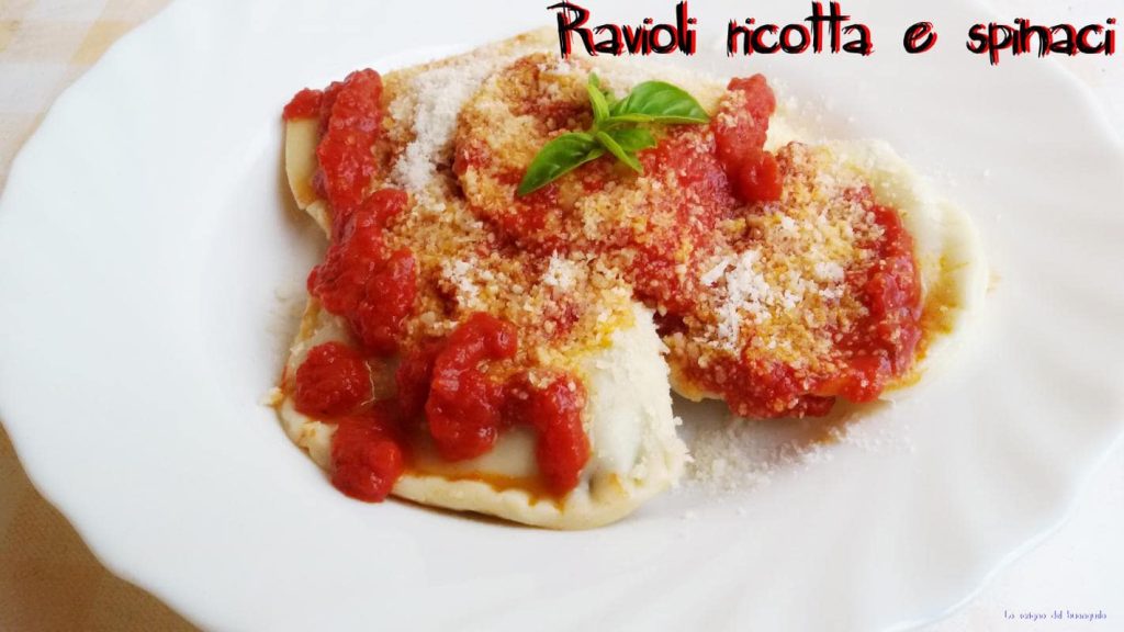 Raviolis ricotta et épinards