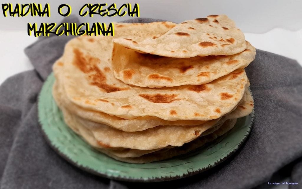 Piadina ou crescia des Marches