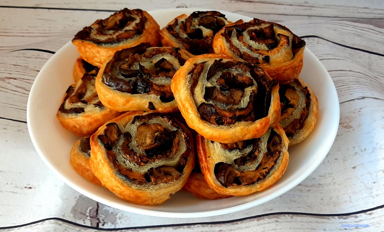 Roulés à l’aubergine