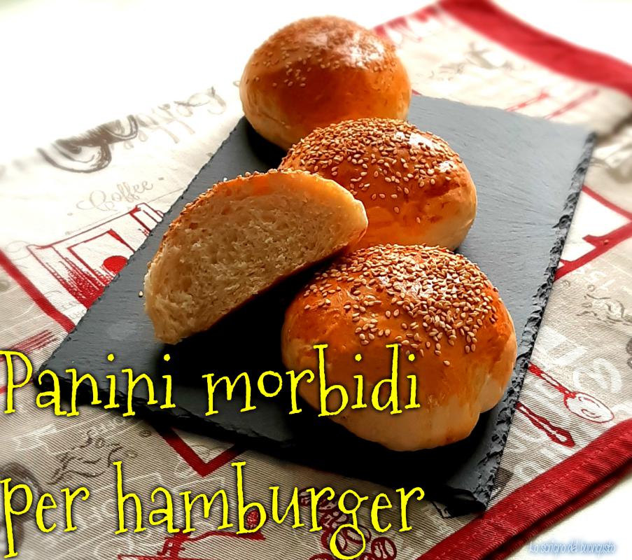 Pains moelleux pour hamburger