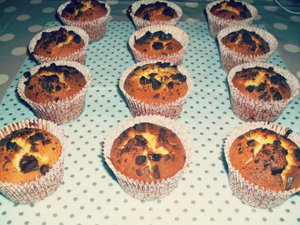 Muffin chocolat noir