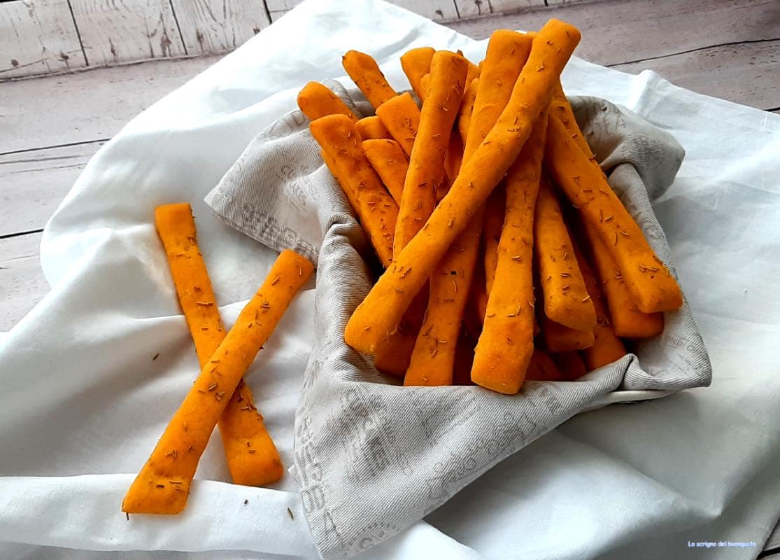 Bâtonnets à la citrouille aromatisés