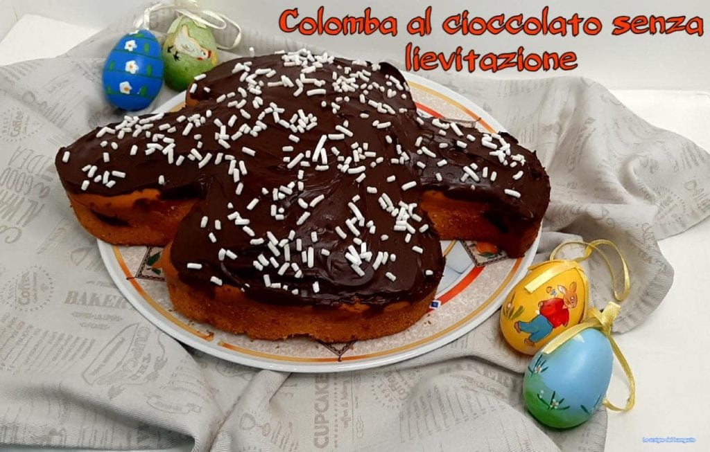 Colombe au chocolat sans levure