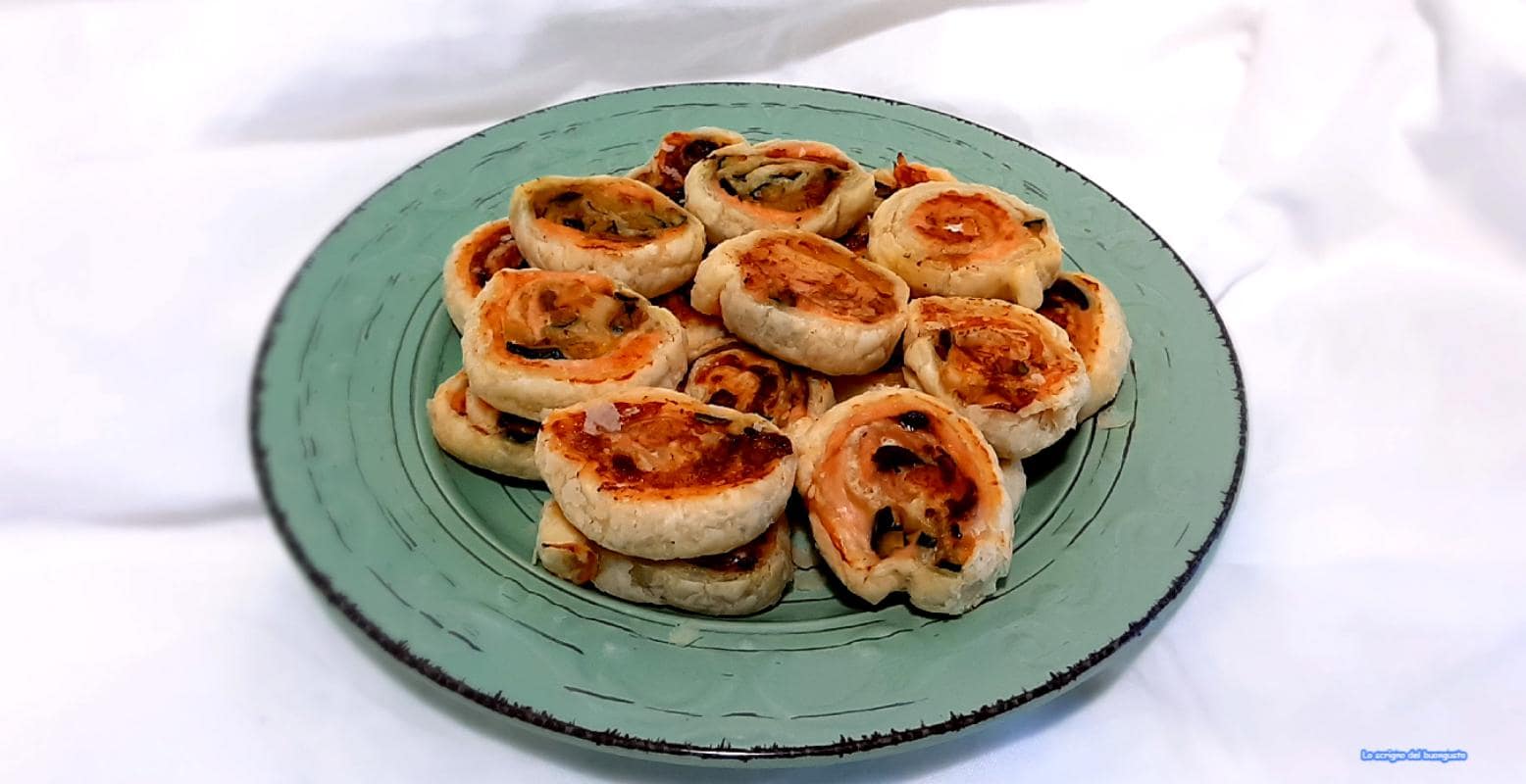 Roulés de saumon et courgettes