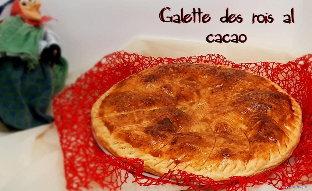 Galette des rois au cacao