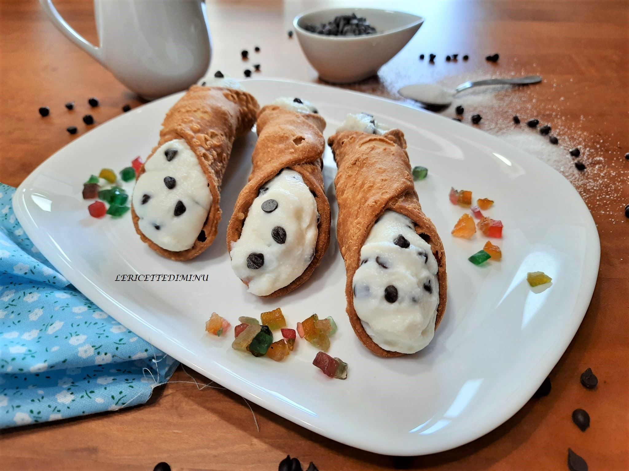 Crème de ricotta pour garnir les cannolis