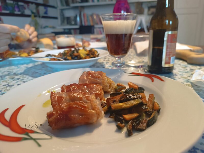 Roulades de speck à la citrouille