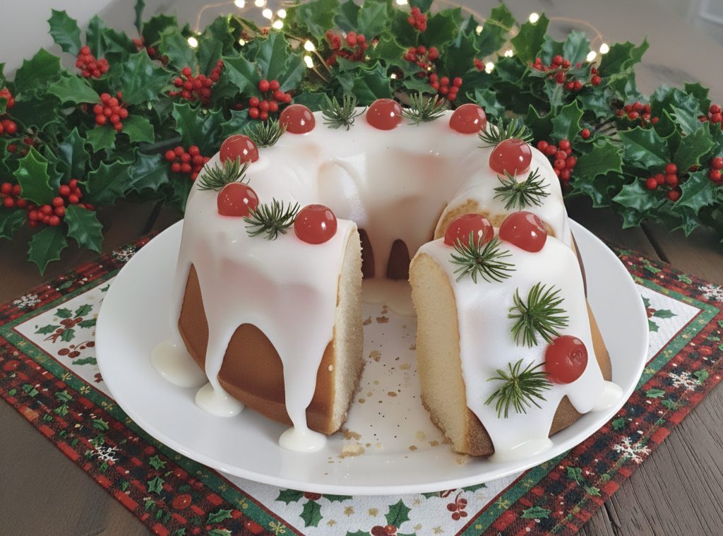 Gâteau au Mascarpone couvert de glaçage