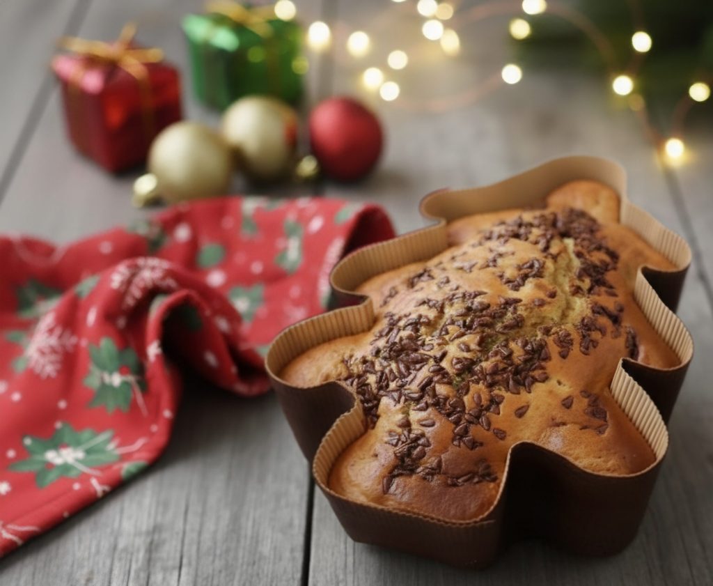 Mon sapin de Noël avec raisins secs et pommes