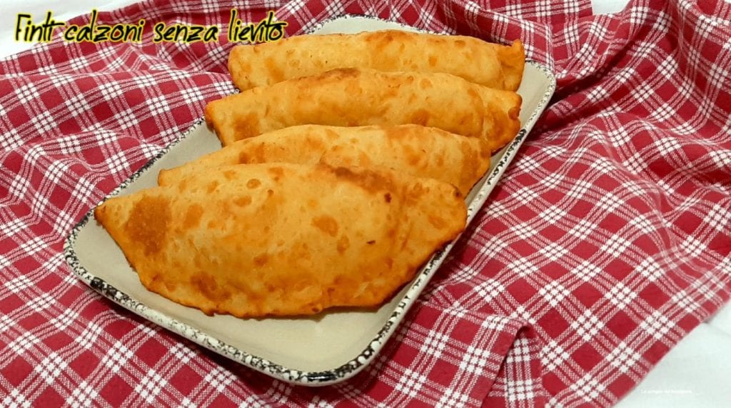 Faux calzones sans levure