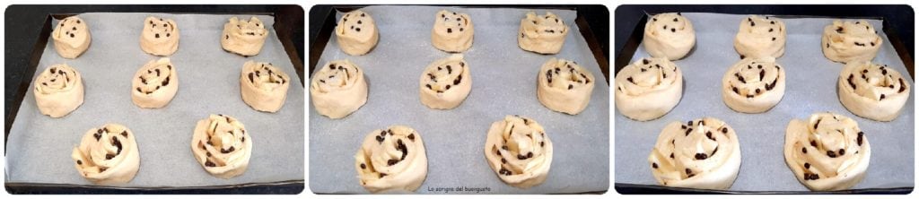 Brioches moelleuses aux pommes et chocolat