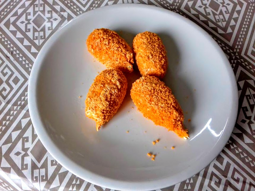 Pinces de chair de crabe