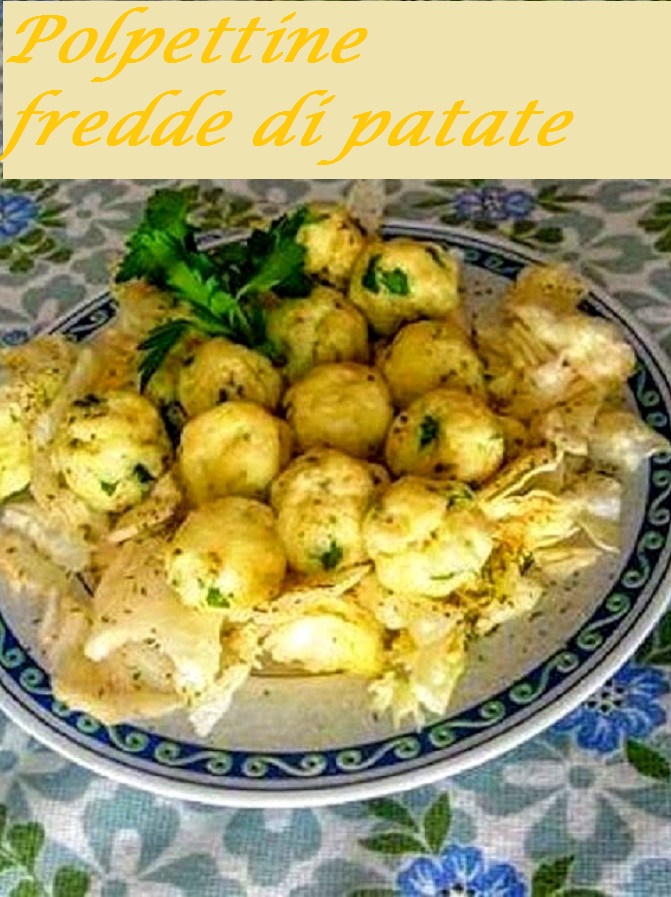 Boulettes froides de pommes de terre