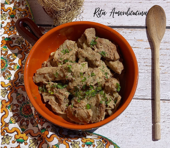 Genovese d'agneau plat de la tradition