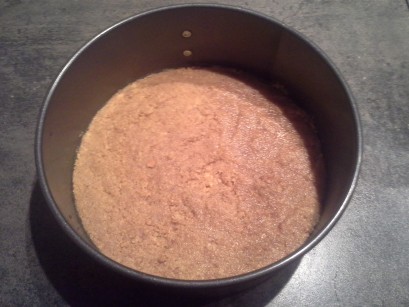 base de biscuits pour cheesecake