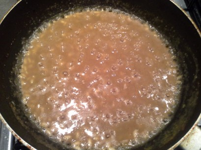 risotto avec crème d'aubergines