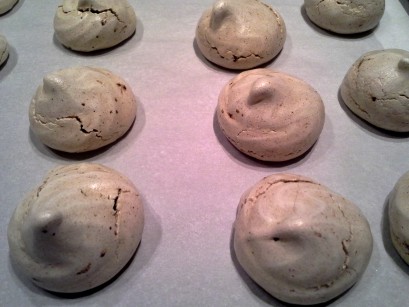 meringues au chocolat