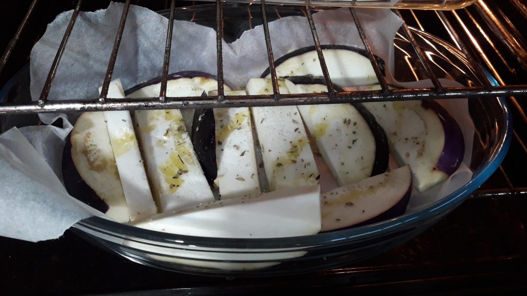 aubergines au four