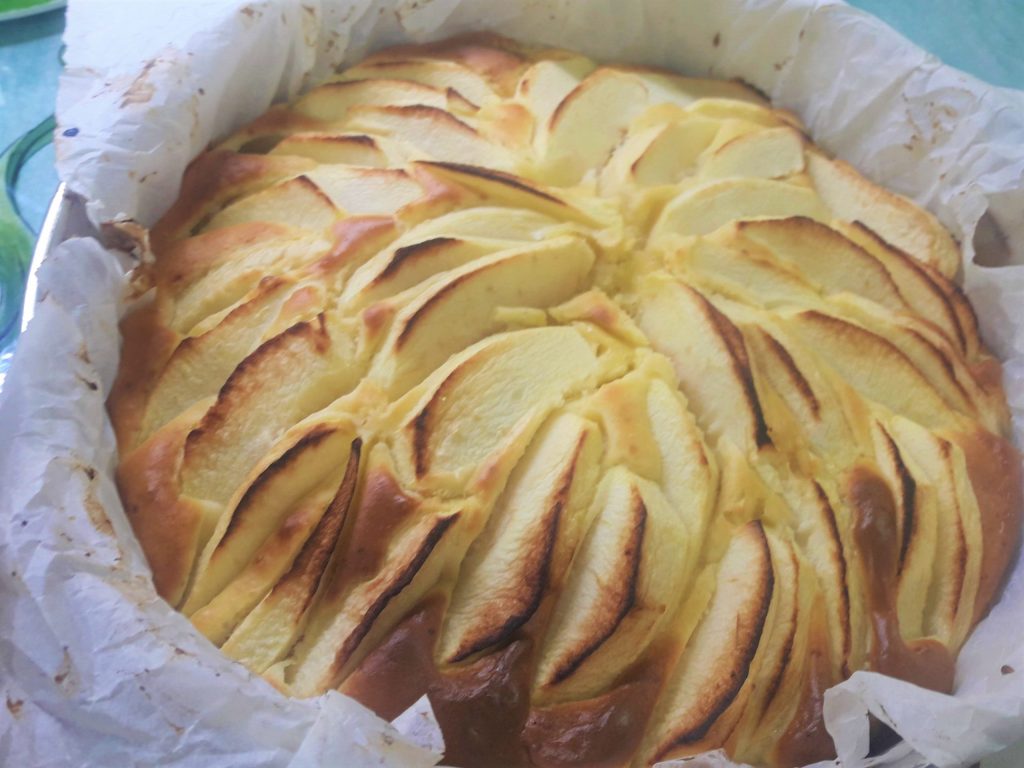 Gâteau aux pommes sans sucre ni matières grasses