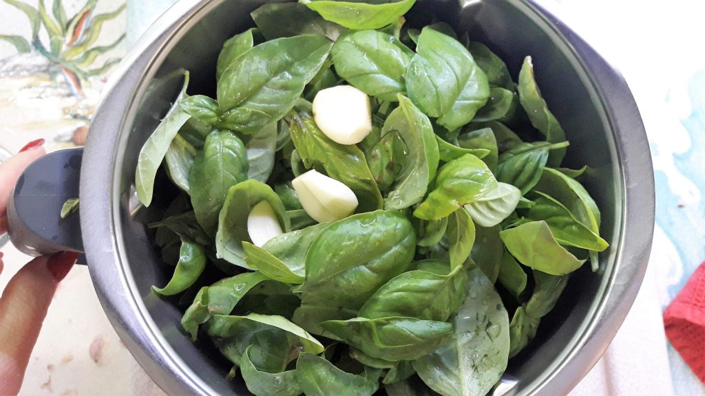 Pesto de courgettes version légère