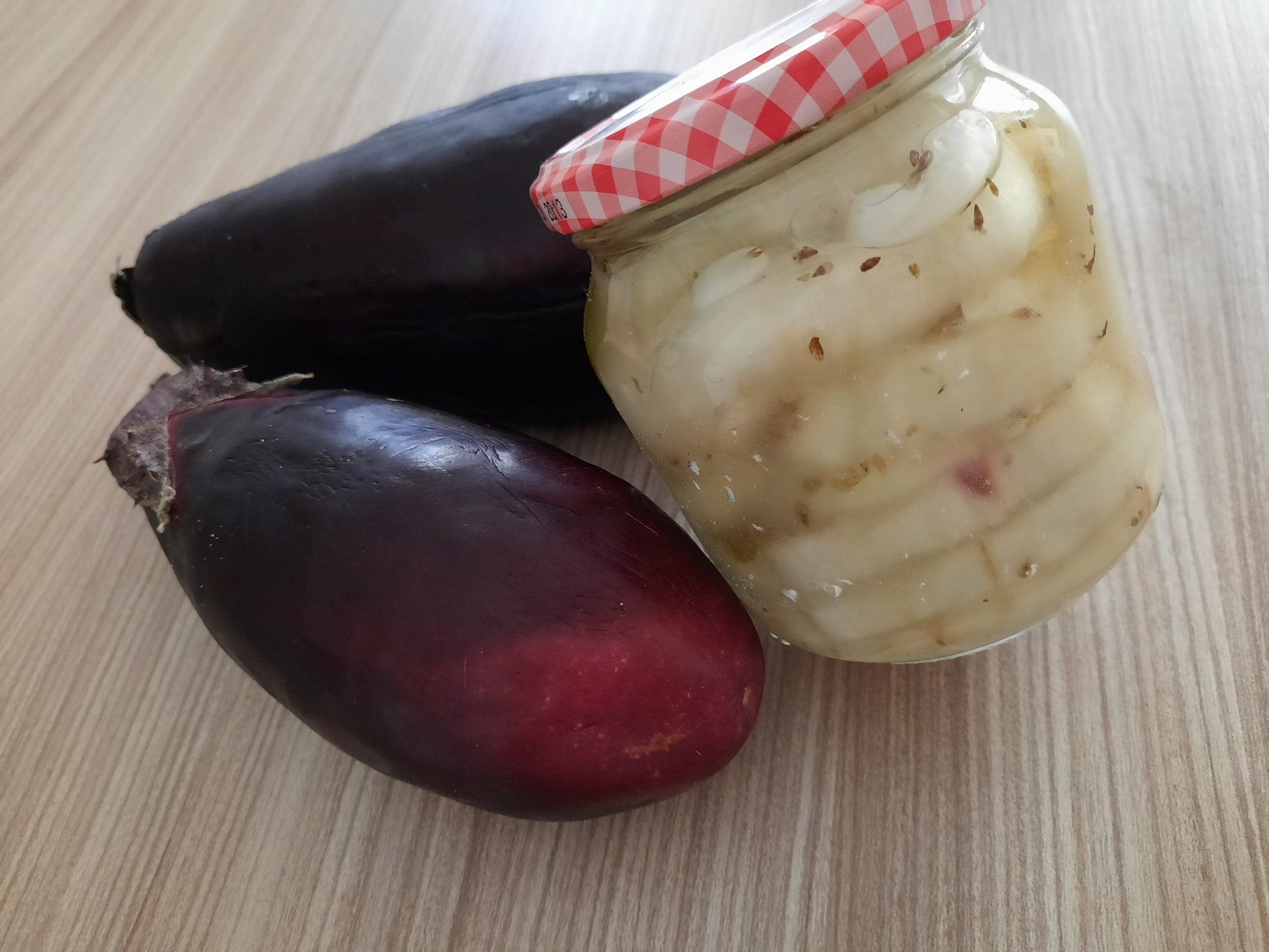 Aubergines à l’huile