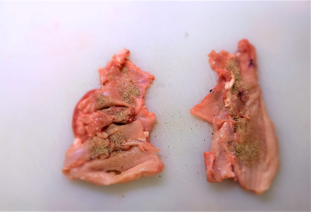 Selle de lapin à la crème verte