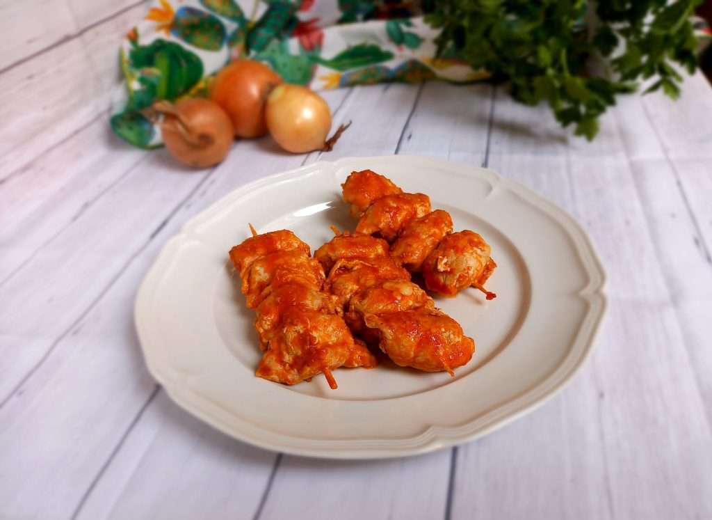 Rouleaux de longe au sauce tomate