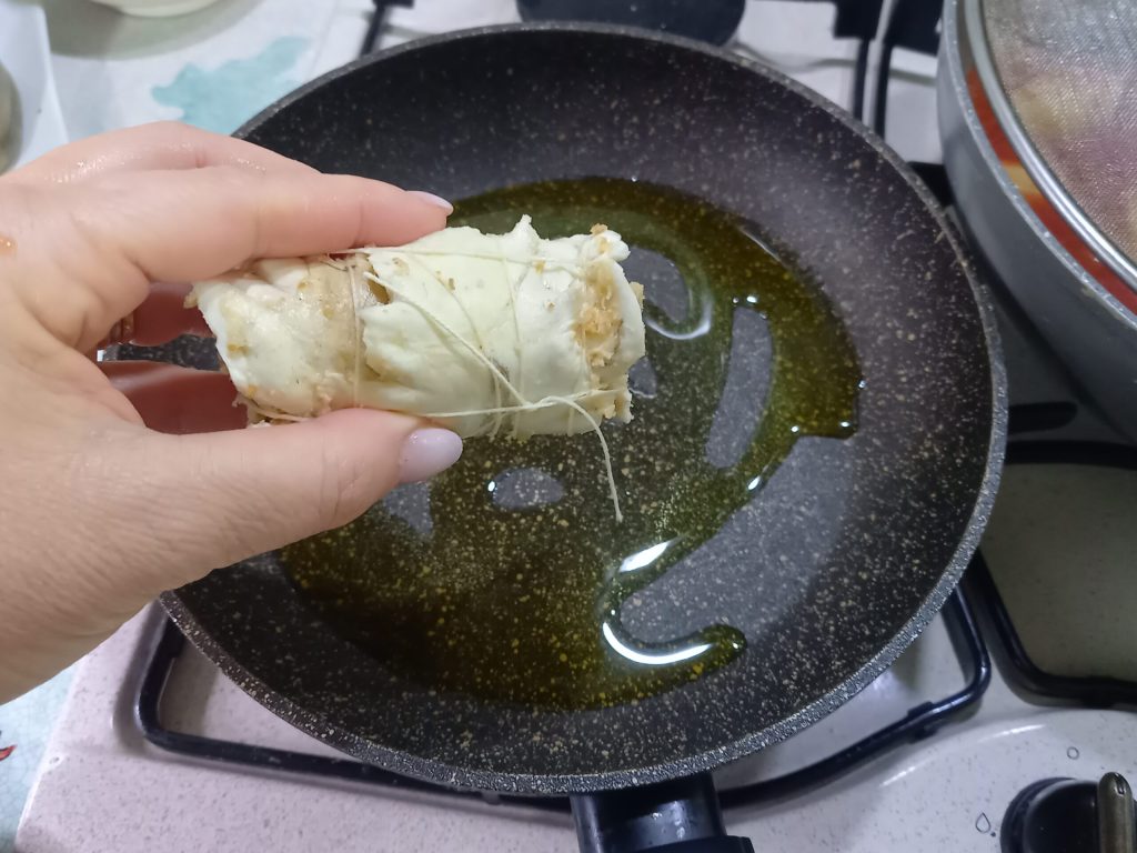 Rouleaux de tripes de morue à la Messinaise