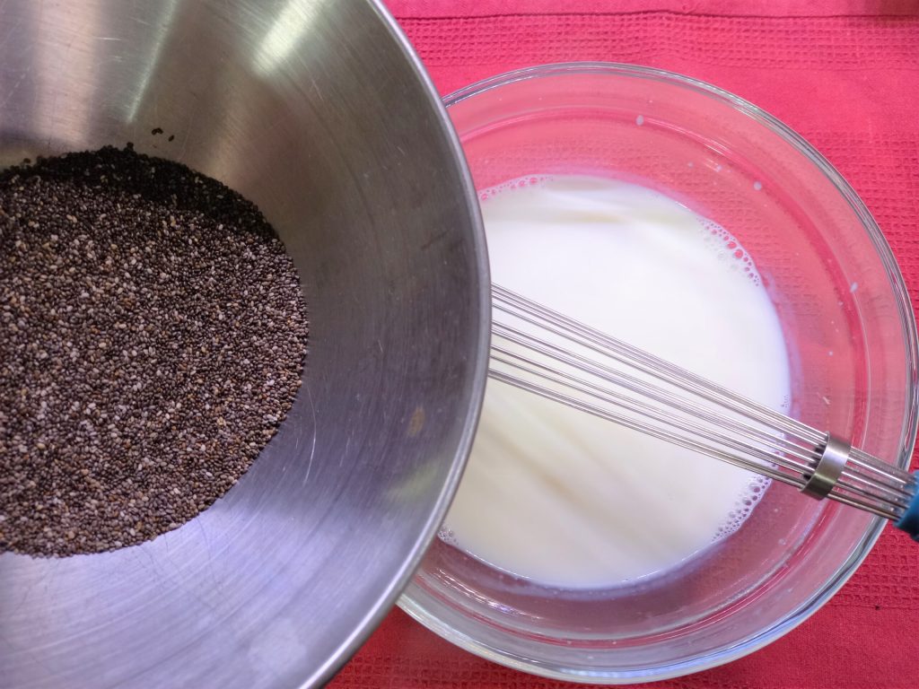 Le pudding aux graines de Chia et chocolat