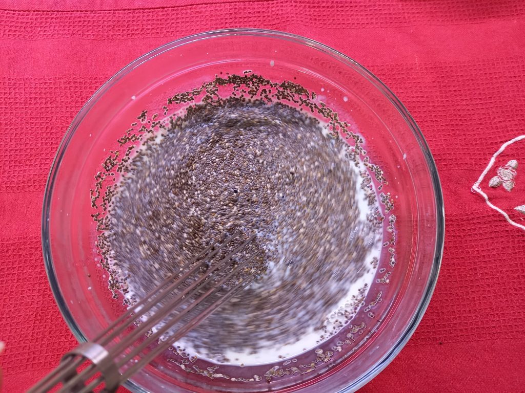 Le pudding aux graines de chia et fraises