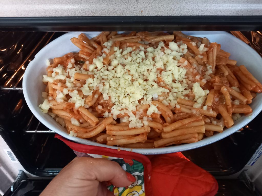 La pasta 'ncasciata à la Norma au four