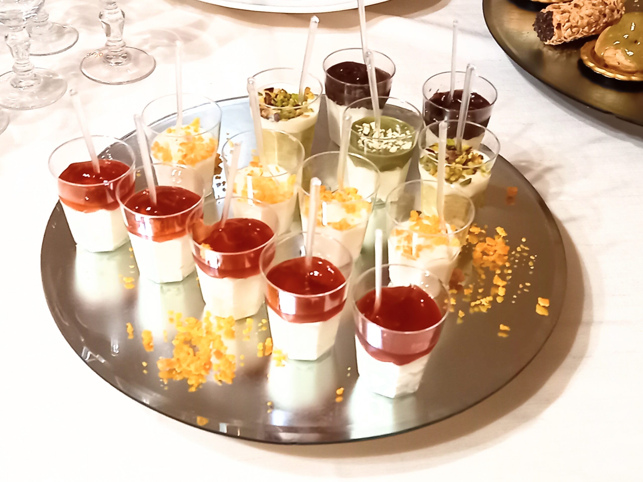 Cheesecake aux fruits light pour buffet