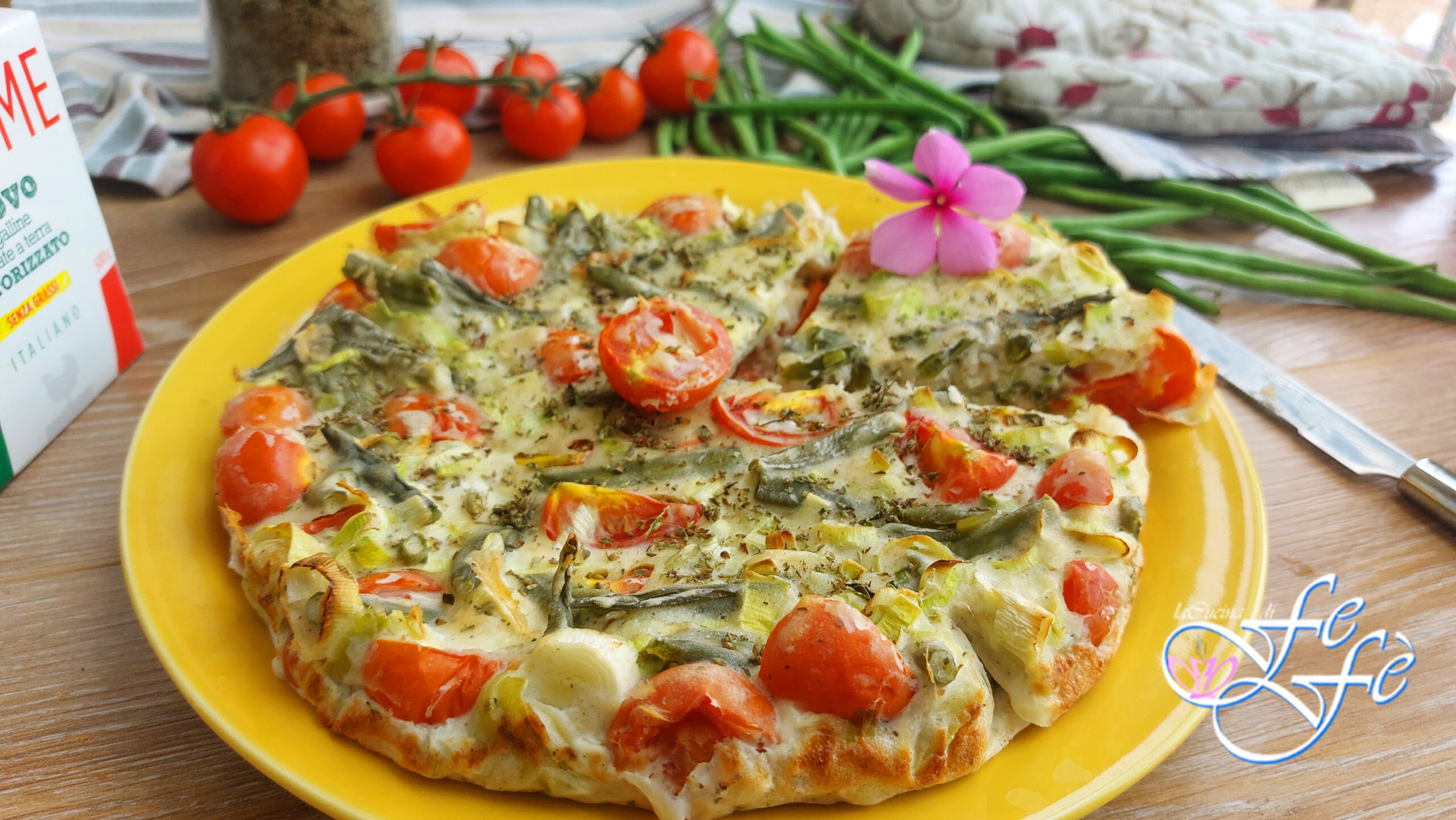 TARTE SALÉE D’AUBERGINES AUX LÉGUMES DE FIN DE SAISON