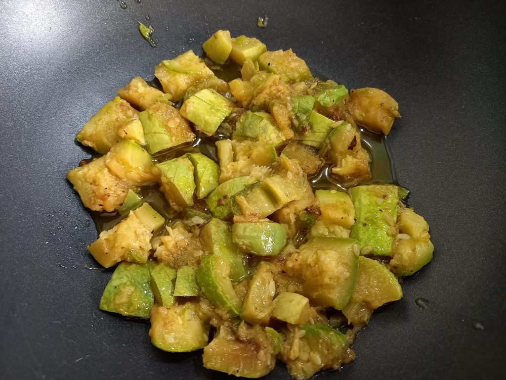 Spaghetti légers aux courgettes et crevettes géantes