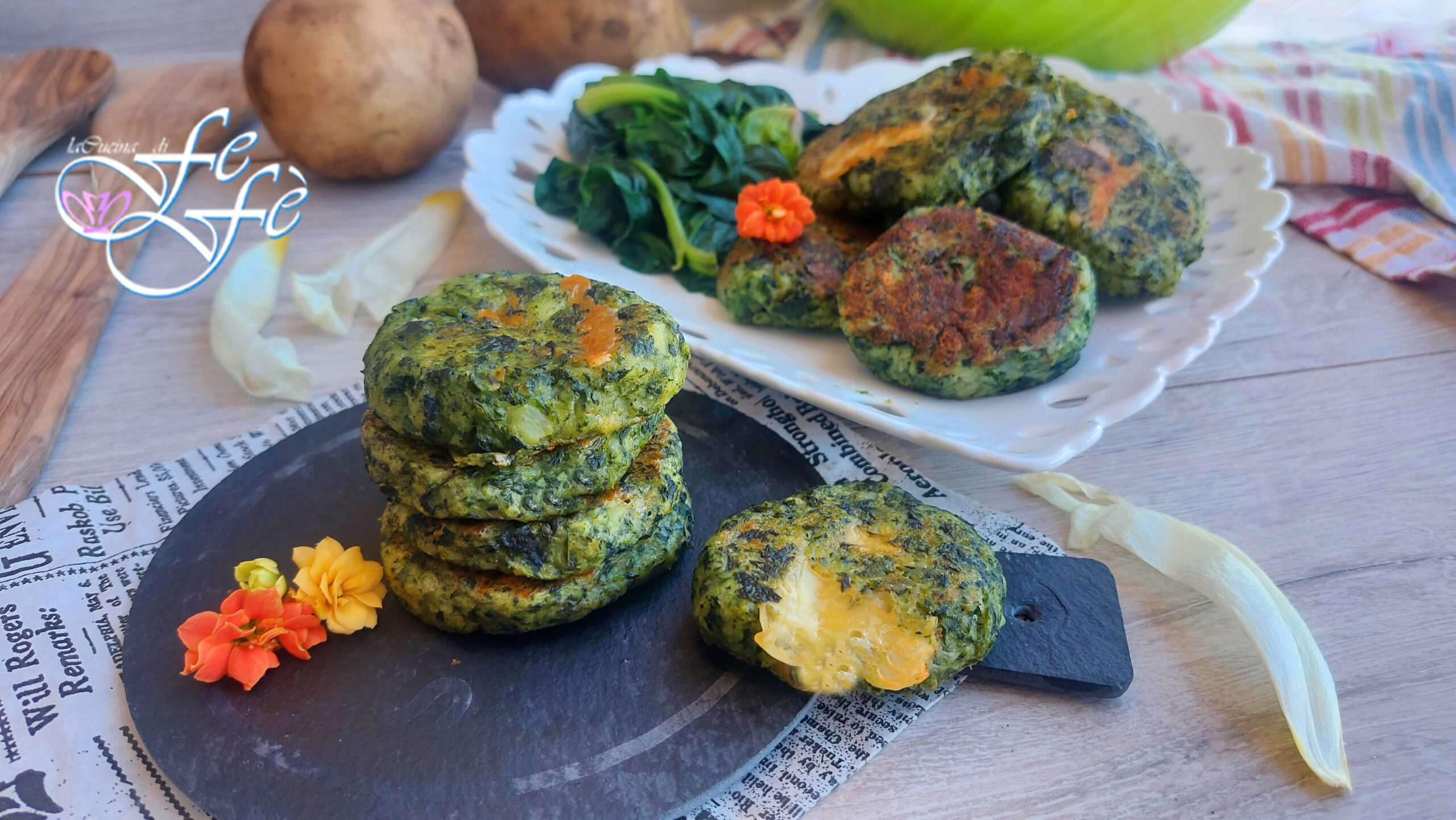 FOCACCINES FONDANTES D&rsquo;ÉPINARDS À LA POÊLE