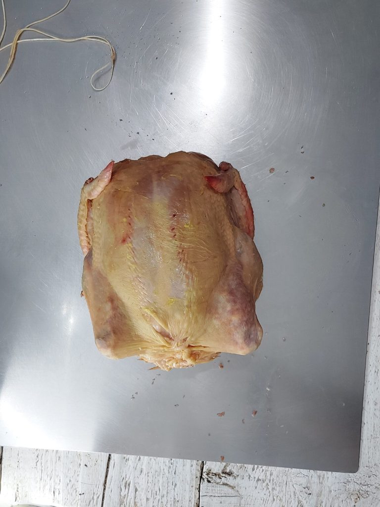 Poulet farci à la napolitaine