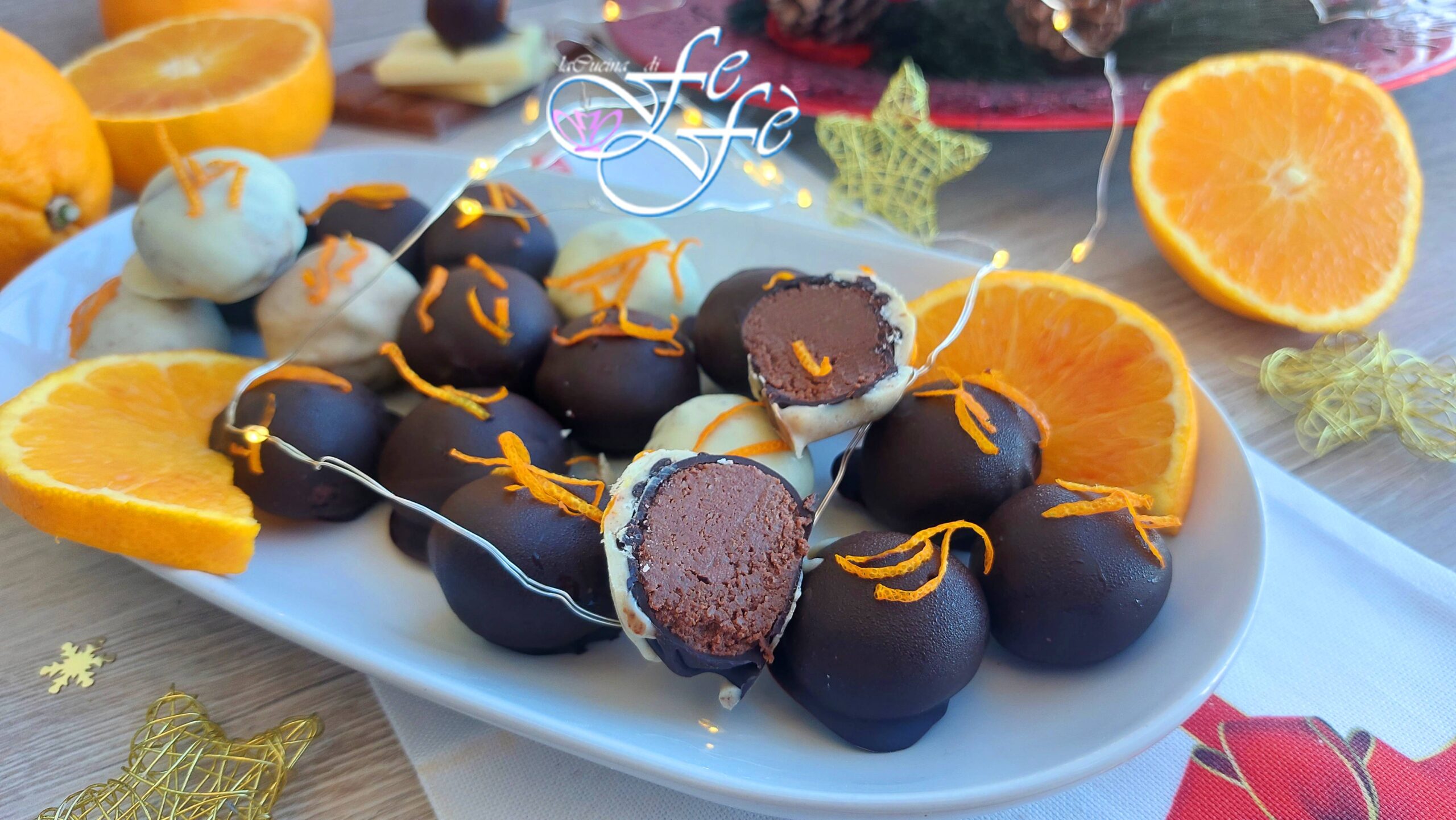 TRUFFES VÉGANES À L&rsquo;ORANGE ET AUX NOIX DE CAJOU