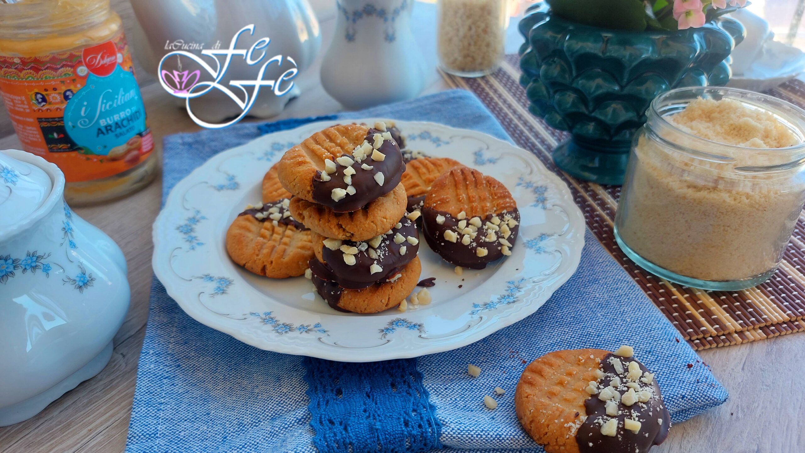 COOKIES AU BEURRE DE CACAHUÈTES ET AUX AMANDES