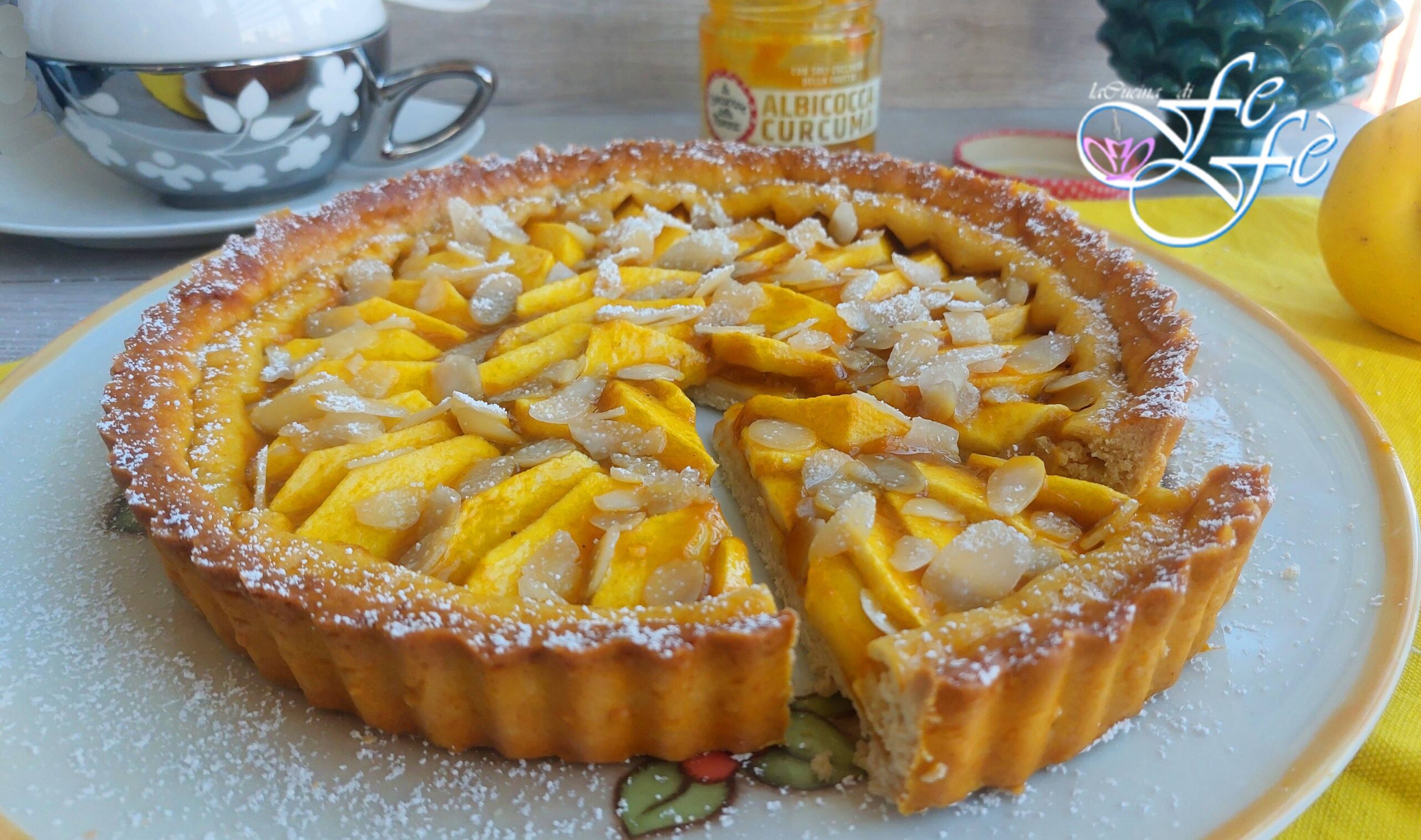 TARTE DE FARINE D&rsquo;ÉPEAUTRE AUX POMMES