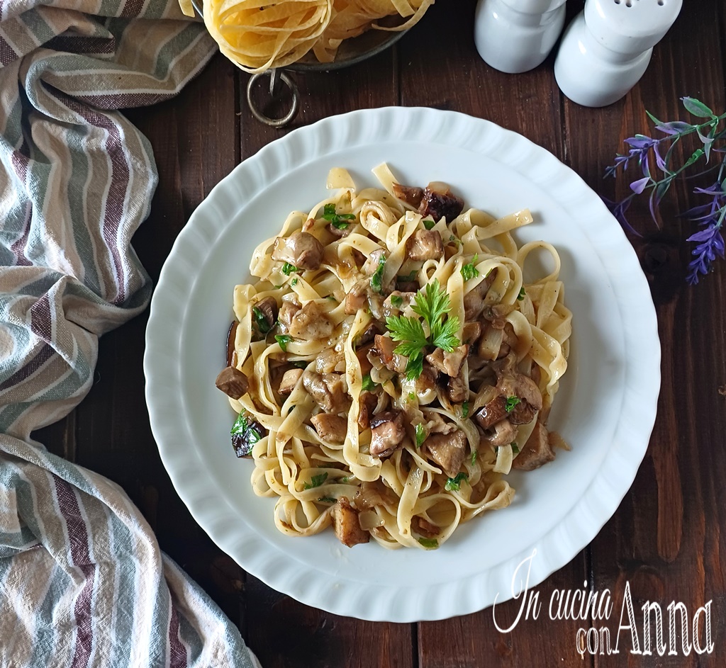 Tagliatelles aux cèpes