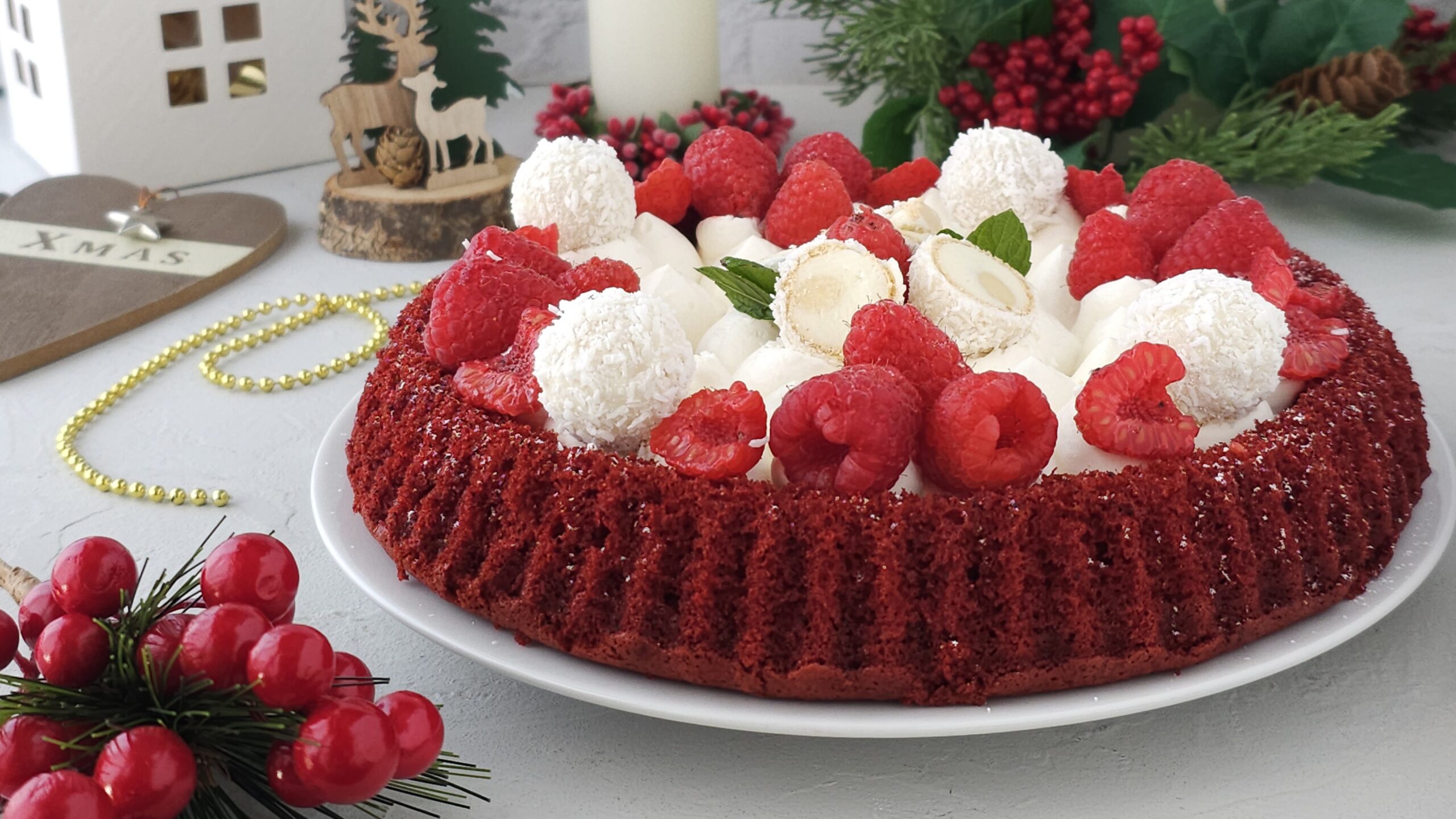 Tarte moelleuse red velvet